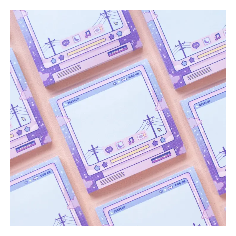 STOCK - UNICORN ECLISPE - Post-it/Sticky Note "NIght Owl"