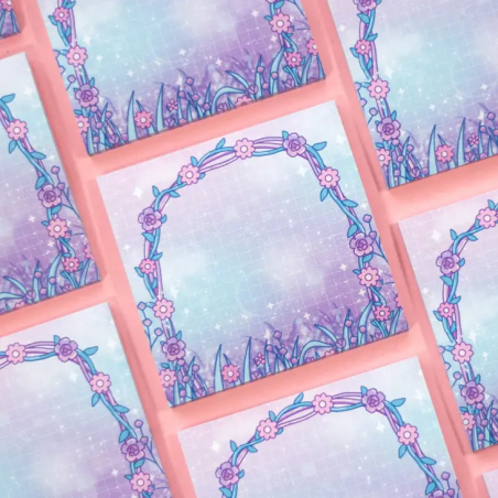 STOCK - UNICORN ECLISPE - Post-it/Sticky Note "Secret Garden"