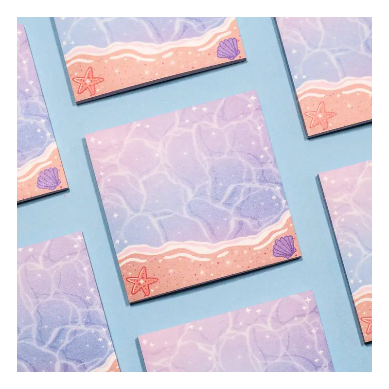 STOCK - UNICORN ECLISPE - Post-it/Sticky Note "Beach"