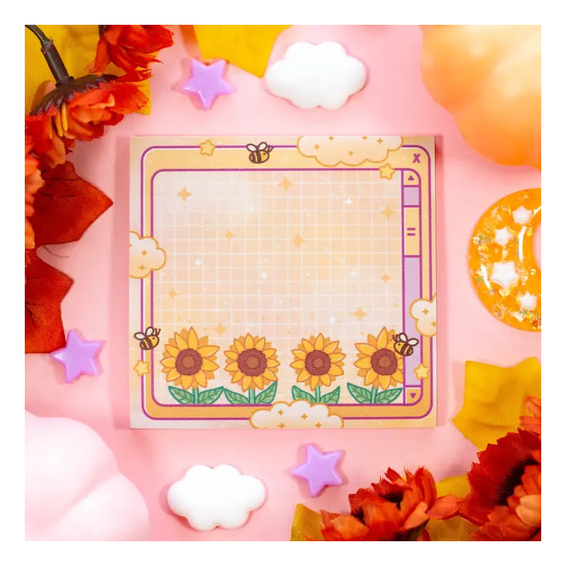 STOCK - UNICORN ECLISPE - Post-it/Sticky Note "Sunflower Dream"