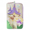 STOCK - Tangled Rapunzel Swinging from the Tower Zip Around Wallet