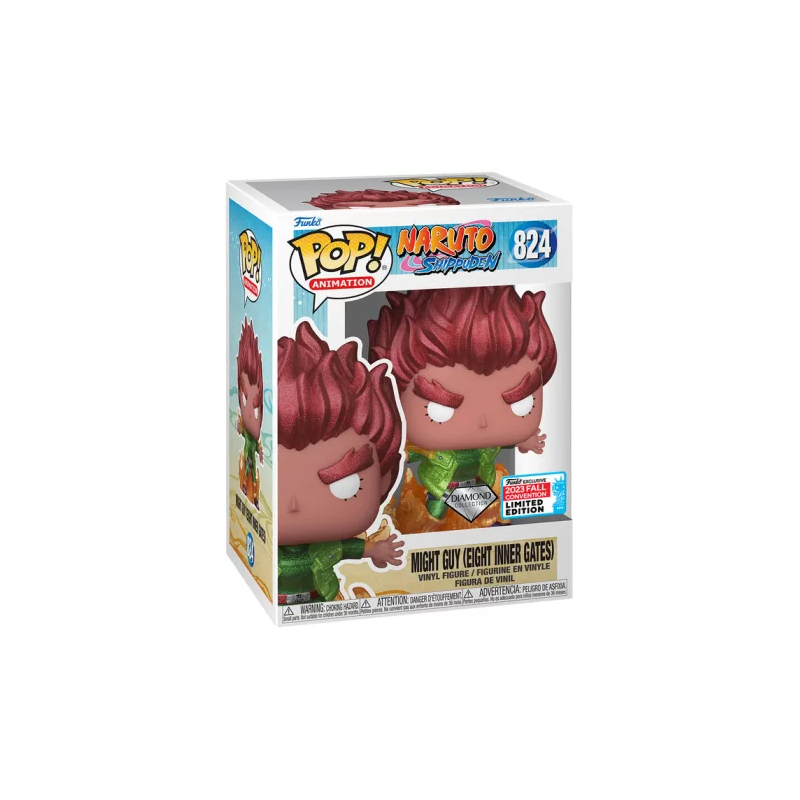 STOCK - FUNKO POP 824 - MIGHT GUY EIGHT INNER GATES