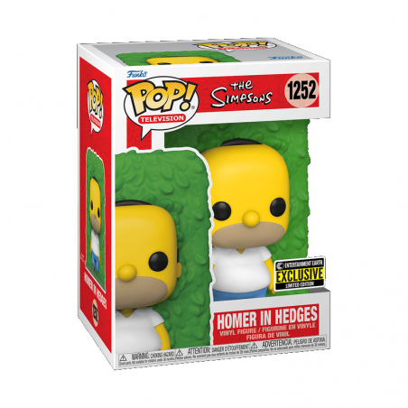 STOCK - FUNKO POP 1252 - HOMER IN HEDGES