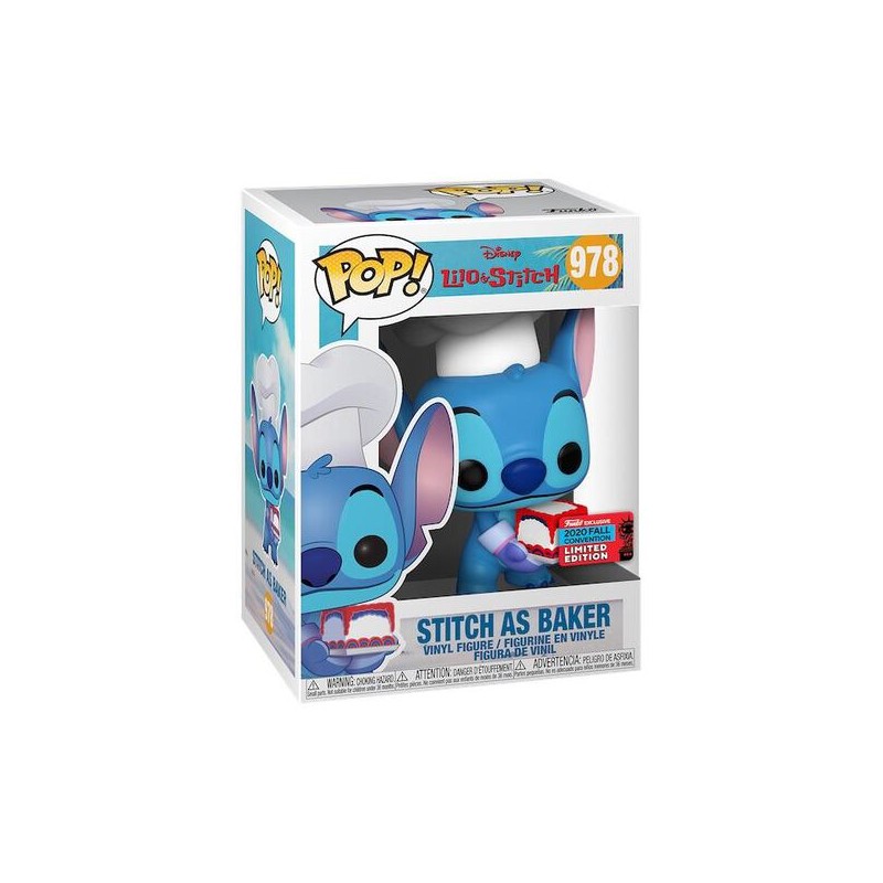 STOCK - FUNKO POP DISNEY 978 - STITCH AS BAKER
