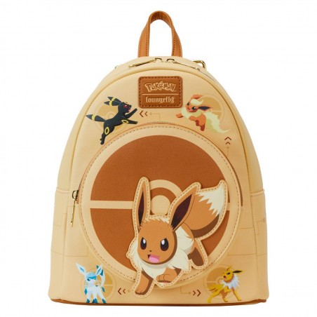 COMMANDE - IMPORT USA - Loungefly Pokemon Eevee Evolution Backpack
