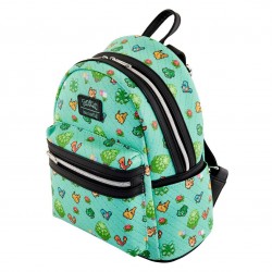 COMMANDE - IMPORT USA - Loungefly Pokemon Starter Pixel 8-Bit Mini Backpack GameStop Exclusive