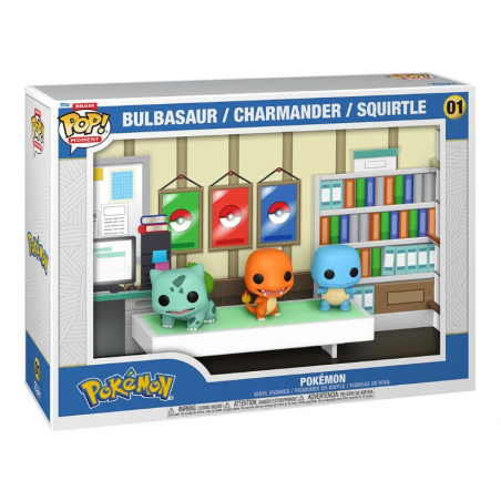 COMMANDE - FUNKO POP MOMENT POKEMON 01 - BULBIZARRE, SALAMECHE ET CARAPUCE