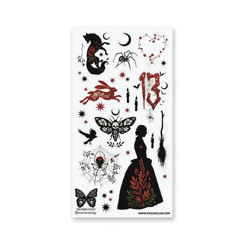 STOCK - STICKII - FEUILLE DE STICKERS