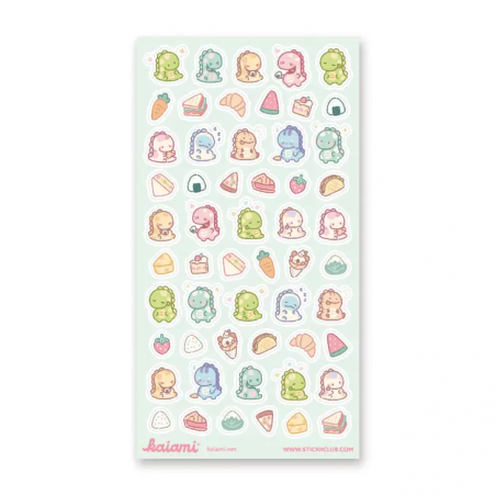 STOCK - STICKII - FEUILLE DE STICKERS