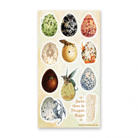 STOCK - STICKII - FEUILLE DE STICKERS