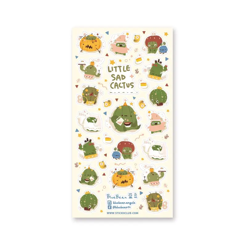 STOCK - STICKII - FEUILLE DE STICKERS