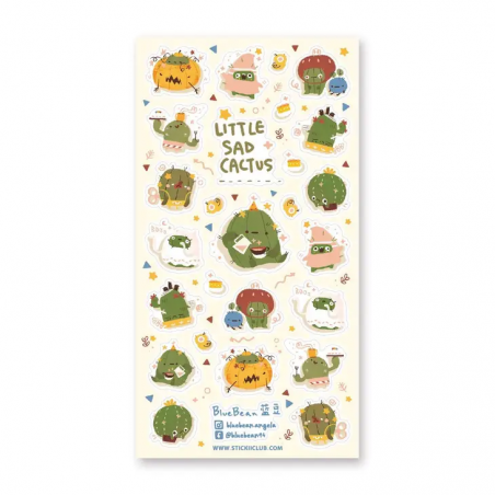 STOCK - STICKII - FEUILLE DE STICKERS