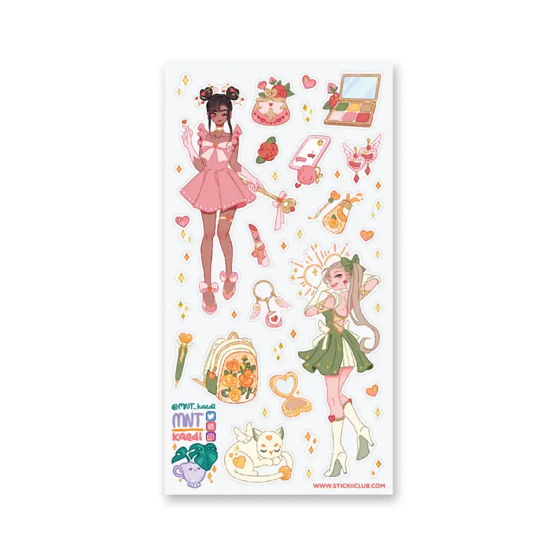 STOCK - STICKII - FEUILLE DE STICKERS