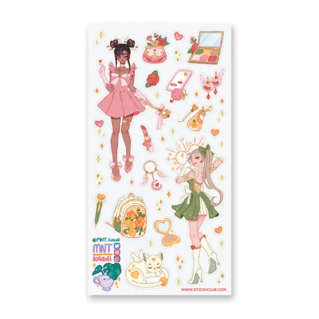 STOCK - STICKII - FEUILLE DE STICKERS