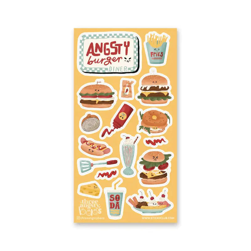 STOCK - STICKII - FEUILLE DE STICKERS