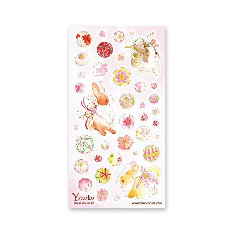 STOCK - STICKII - FEUILLE DE STICKERS