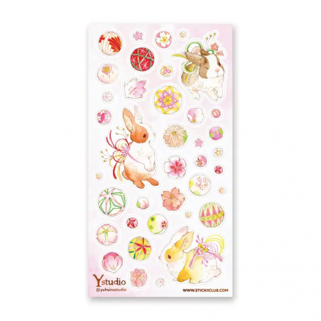 STOCK - STICKII - FEUILLE DE STICKERS