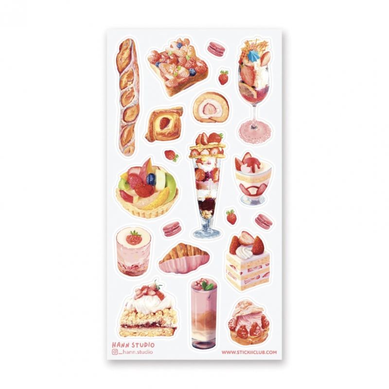 STOCK - STICKII - FEUILLE DE STICKERS