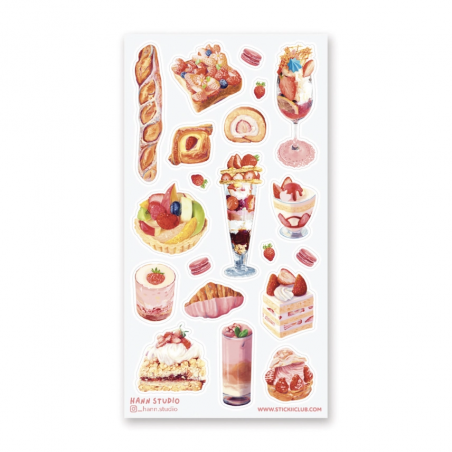 STOCK - STICKII - FEUILLE DE STICKERS