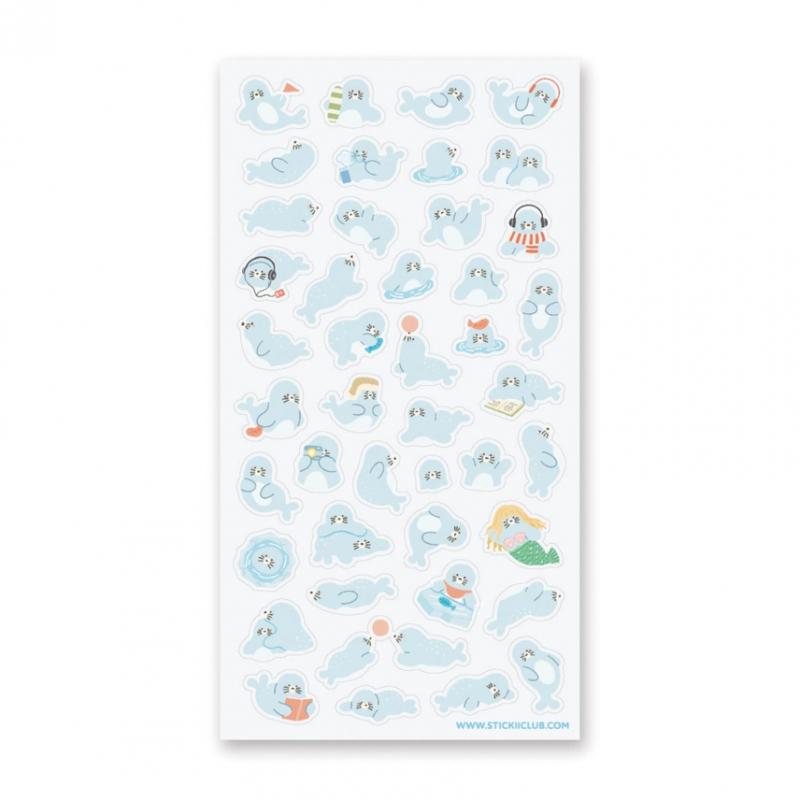 STOCK - STICKII - FEUILLE DE STICKERS