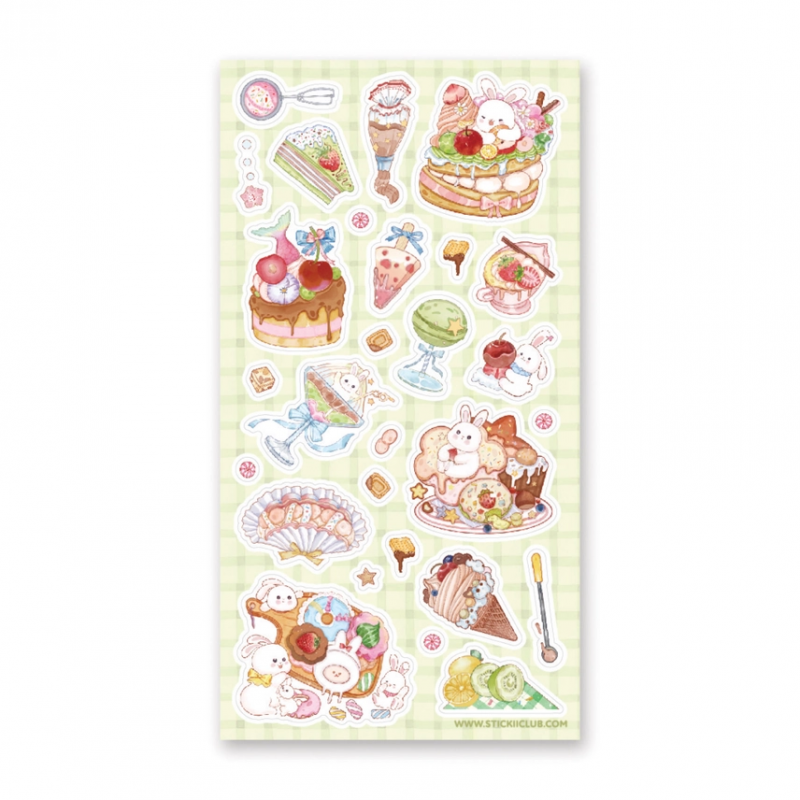 STOCK - STICKII - FEUILLE DE STICKERS