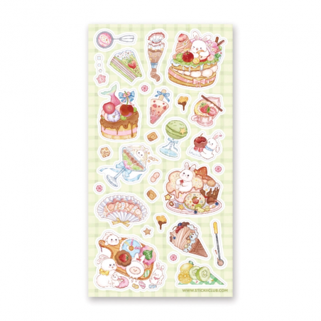 STOCK - STICKII - FEUILLE DE STICKERS