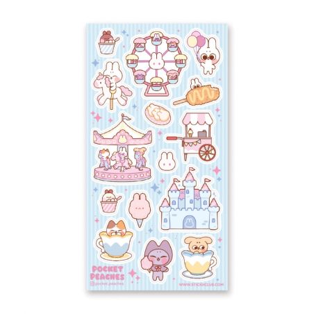 STOCK - STICKII - FEUILLE DE STICKERS