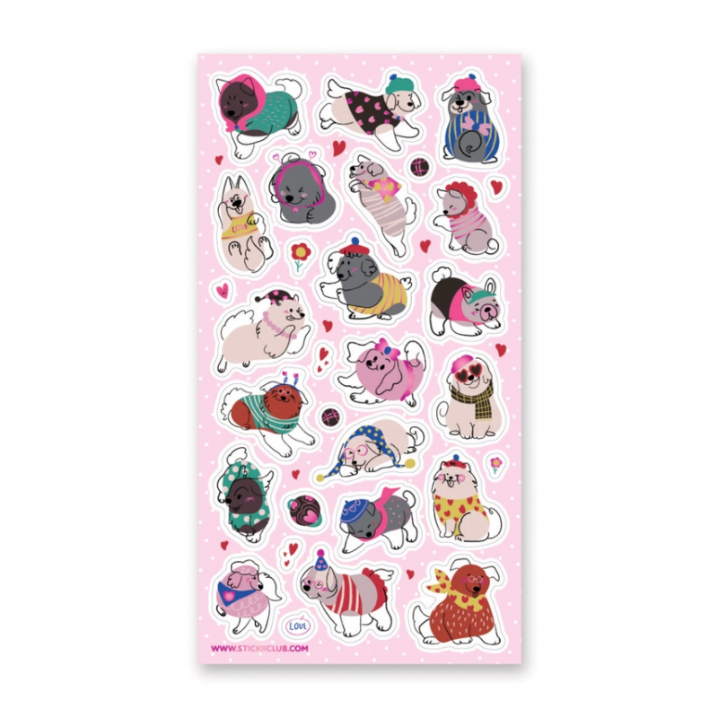 STOCK - STICKII - FEUILLE DE STICKERS