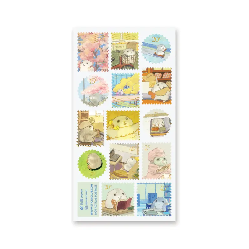STOCK - STICKII - FEUILLE DE STICKERS