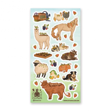 STOCK - STICKII - FEUILLE DE STICKERS