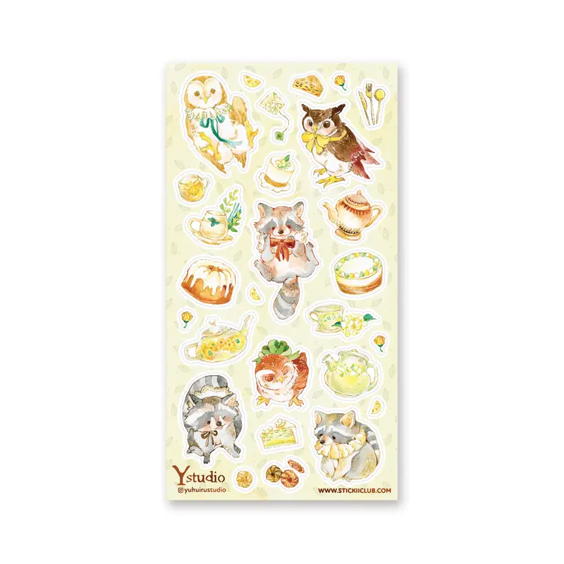 STOCK - STICKII - FEUILLE DE STICKERS