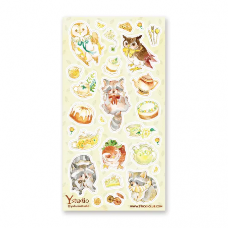 STOCK - STICKII - FEUILLE DE STICKERS