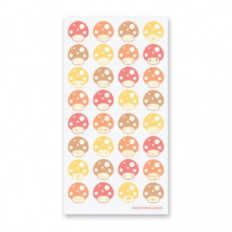 STOCK - STICKII - FEUILLE DE STICKERS