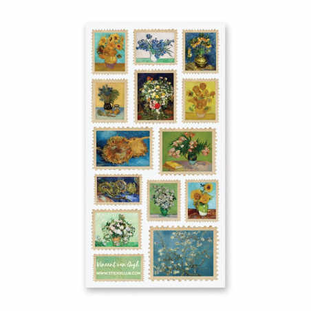 STOCK - STICKII - FEUILLE DE STICKERS