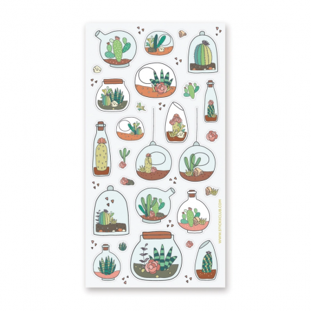 STOCK - STICKII - FEUILLE DE STICKERS