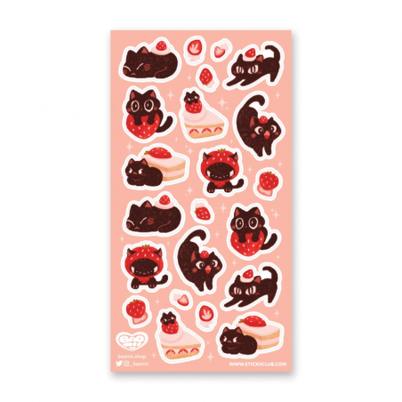 STOCK - STICKII - FEUILLE DE STICKERS