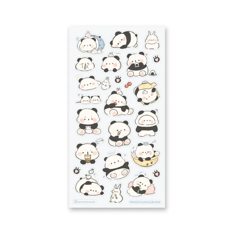 STOCK - STICKII - FEUILLE DE STICKERS