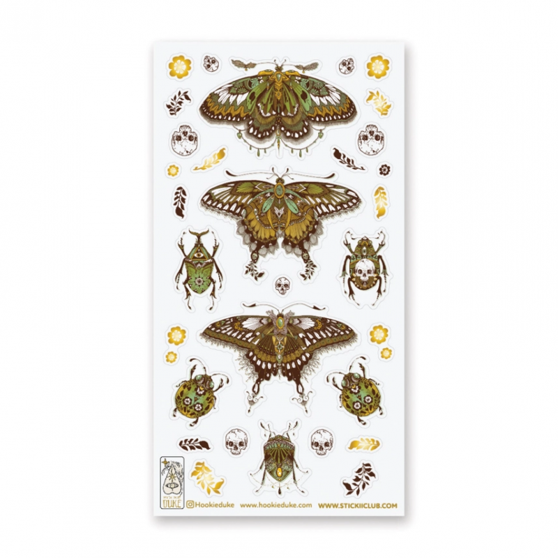 STOCK - STICKII - FEUILLE DE STICKERS