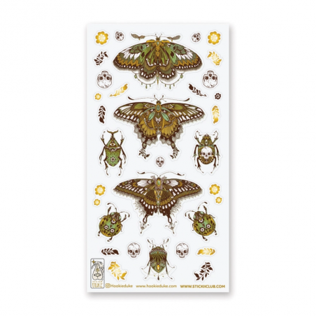 STOCK - STICKII - FEUILLE DE STICKERS