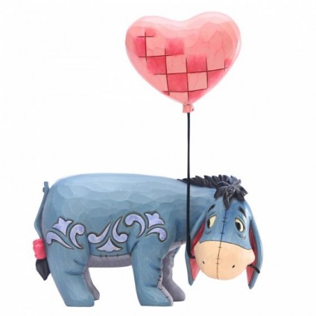 STOCK - ENESCO - DISNEY TRADITIONS - Eeyore with a Heart Balloon Figurine