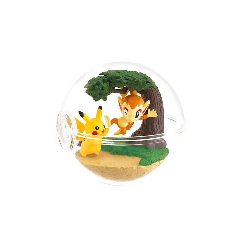 STOCK - RE-MENT POKEMON - TERRARIUM COLLECTION 12 - PIKACHU & OUISTICRAM