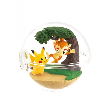 STOCK - RE-MENT POKEMON - TERRARIUM COLLECTION 12 - PIKACHU & OUISTICRAM