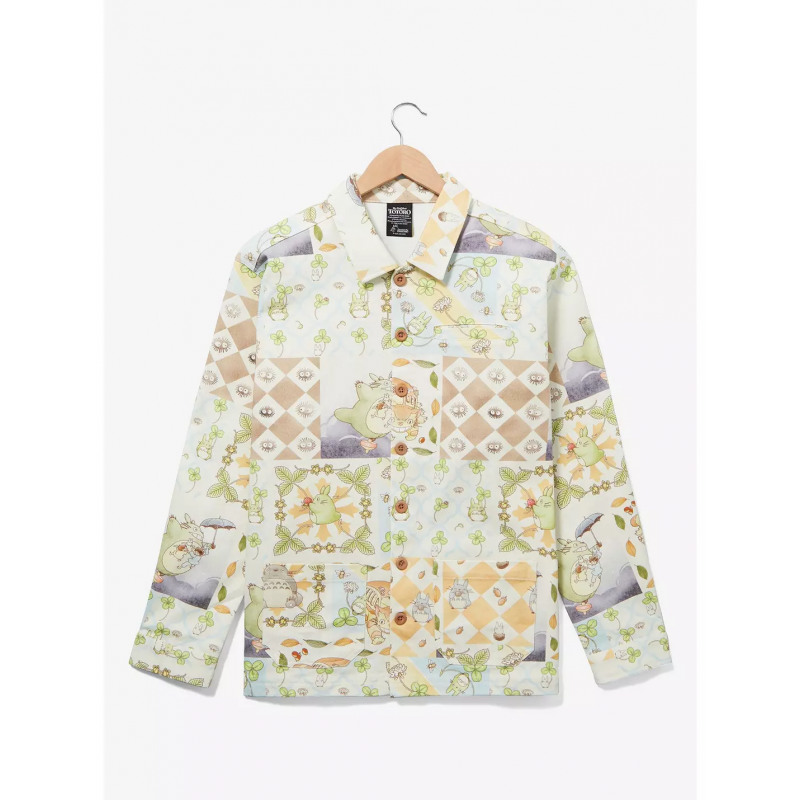 COMMANDE - IMPORT USA - Studio Ghibli My Neighbor Totoro Mosaic Print Jacket