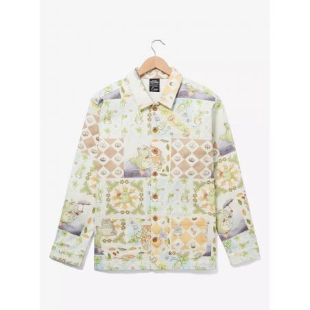 COMMANDE - IMPORT USA - Studio Ghibli My Neighbor Totoro Mosaic Print Jacket