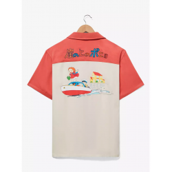 COMMANDE - IMPORT USA - Studio Ghibli Ponyo Contrast Woven Shirt