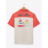 COMMANDE - IMPORT USA - Studio Ghibli Ponyo Contrast Woven Shirt