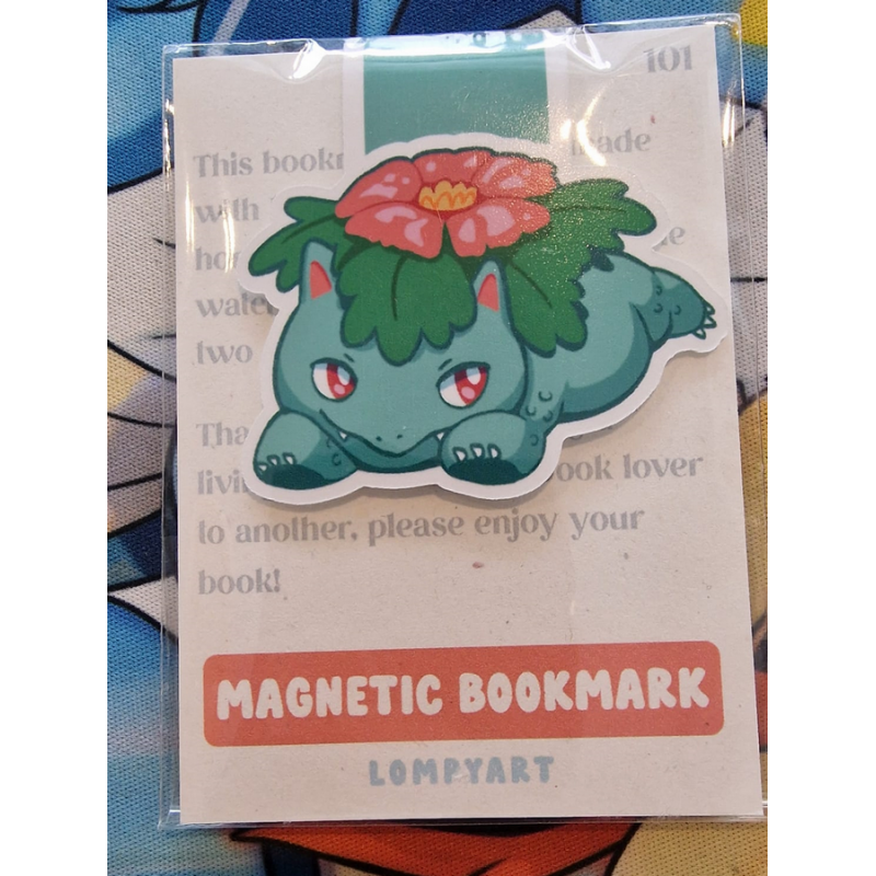 STOCK - LOMPYART - Marque-page Magnetique Herbizarre