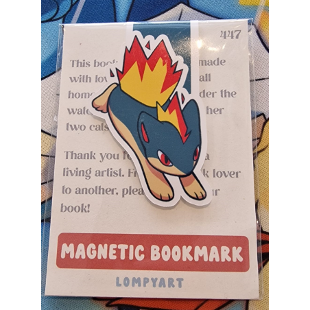 STOCK - LOMPYART - Marque-page Magnetique Feurisson
