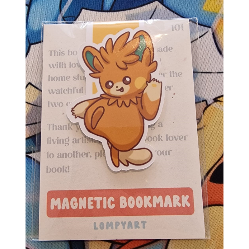 STOCK - LOMPYART - Marque-page Magnetique Pohmarmotte