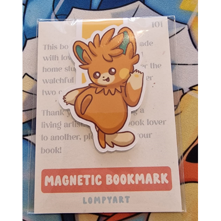 STOCK - LOMPYART - Marque-page Magnetique Pohmarmotte